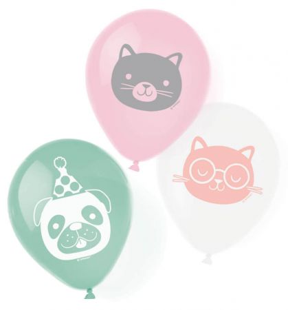 Lieve pets ballonnen 6x