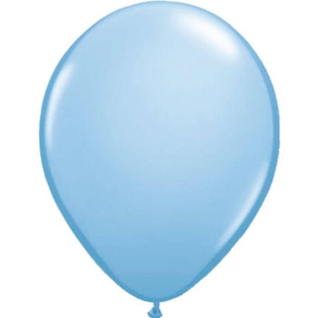 Blauwe ballonnen metallic  8x
