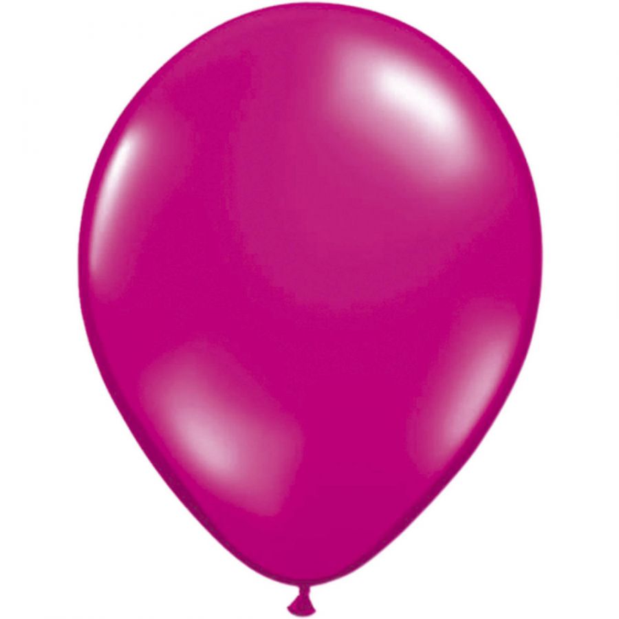 Fuchsia ballonnen metallic 8x